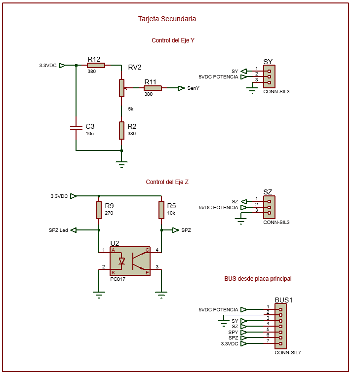 Secondary board schematic