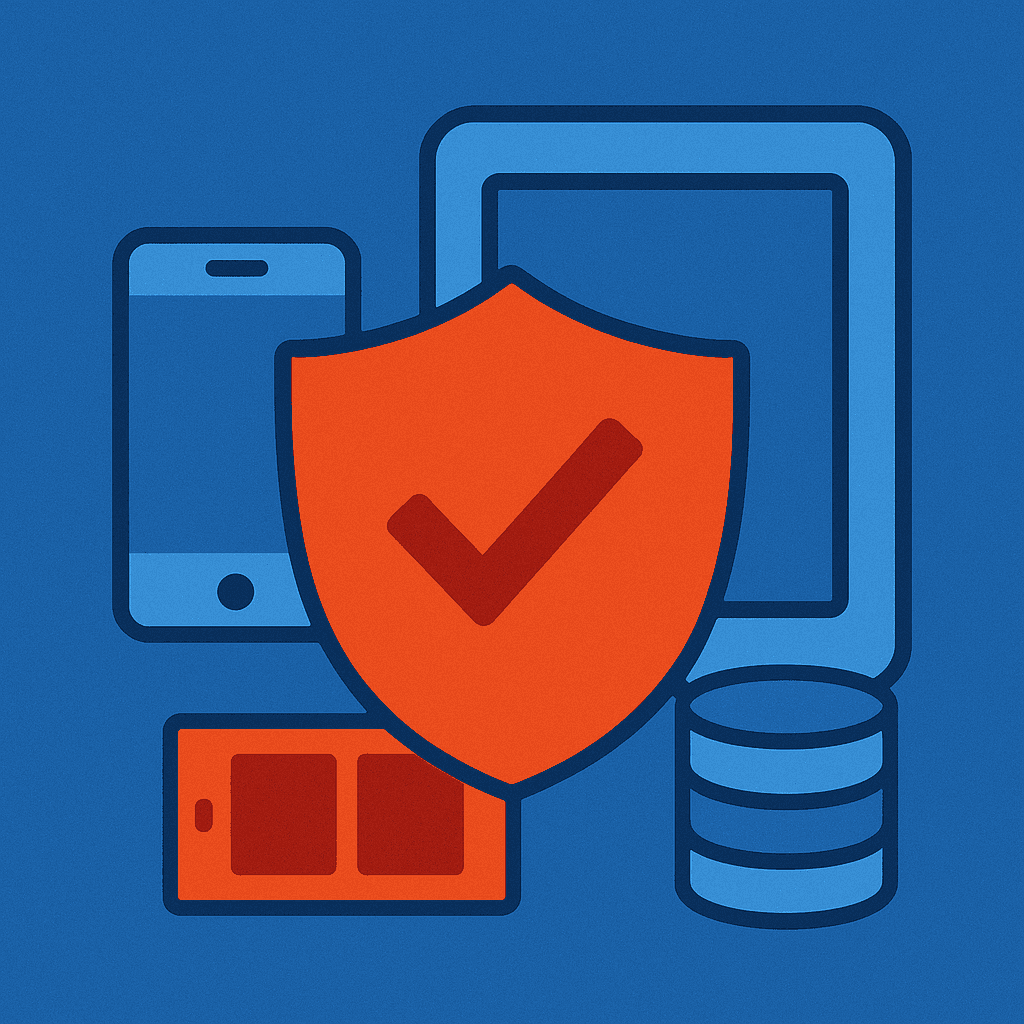 Shield icon symbolising secure software development